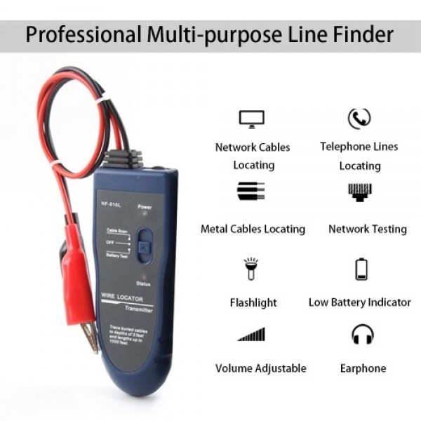 Underground Wire Locator NF-816L Underground Cable Detection  Instrument