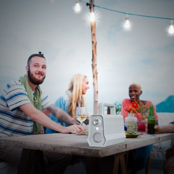 Portable Outdoor Solar Power Ligh System Outdoor Camping Travel Mobiles Solar Panel Bulbs Set Home Outdoor Intelligent BT Speake
