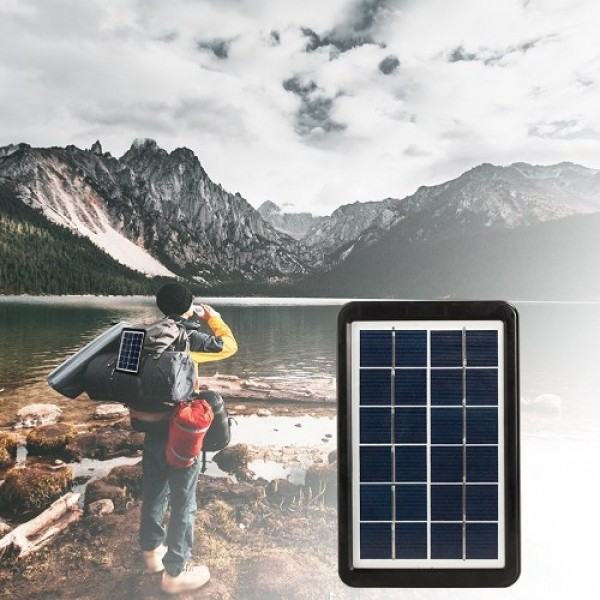 Portable Outdoor Solar Power Ligh System Outdoor Camping Travel Mobiles Solar Panel Bulbs Set Home Outdoor Intelligent BT Speake