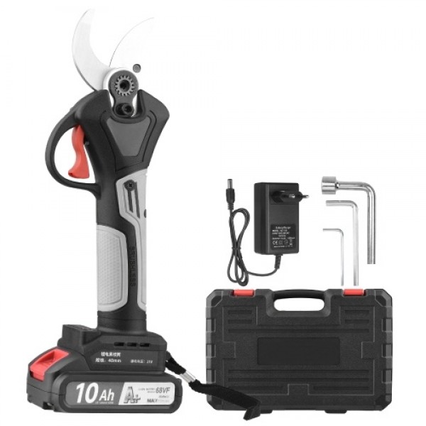 21V Brushless Cordless Electric Pruning Shears Rec...