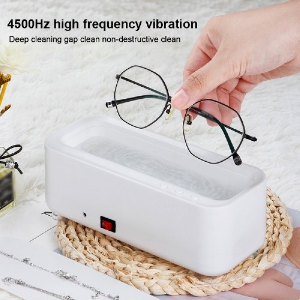 5W USB Power Supplys 45kHz High-frequency Small Cleaning Machine Jewelrys Makeup Brush Glasses Ultrasonics Cleaning Tool Office 