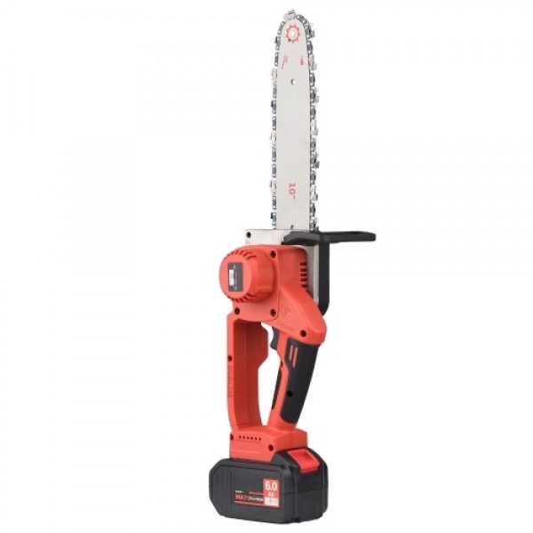 21V Brushless Mini Cordless Chainsaw 10-inch Elect...