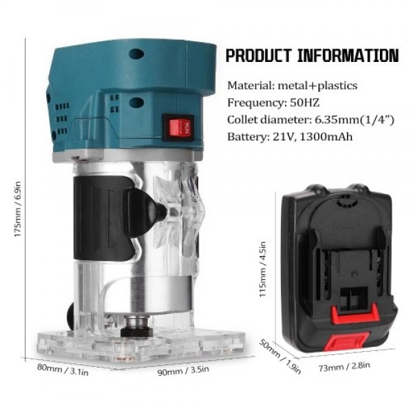 Multifunctional Woodworking Electric Trimming Machine Electromechanical Wood Milling Engraving Slotting Machine Wood Router