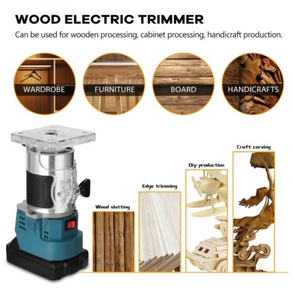 Multifunctional Woodworking Electric Trimming Machine Electromechanical Wood Milling Engraving Slotting Machine Wood Router