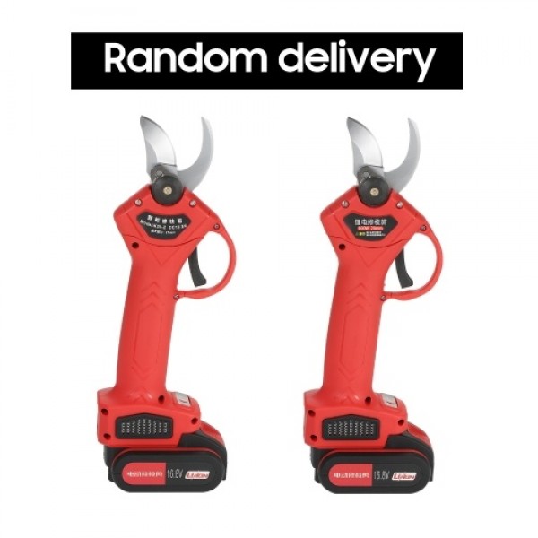 16.8V Professional Cordless Electric Pruning Shears Pruner Garden Branch Trimming and Pruning Cutters with One 2000mAh Rechargea