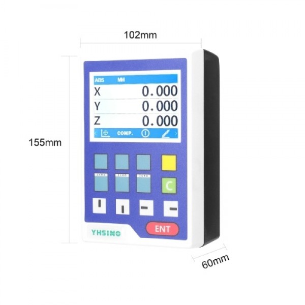 YH800-3A Portable Linear Encoder Multi-function Digital Readout Optical Position Measuring Instrument