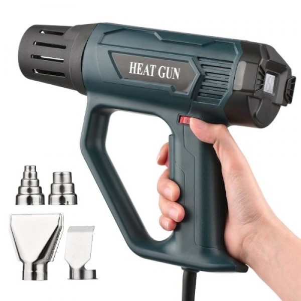 Hot Air Blower 2000W High Power Heavy Duty Fast Electronic Digital Display Heat Gun Hot Air Gun Handheld Air Heater Adjustable T