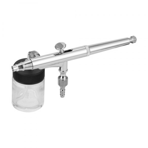 Professional T134 Airbrush Set for Model Making Art Painting with G1/8 Adapter Wrentch Dropper 2 Fluid Cups
