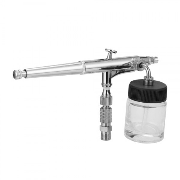 Professional Airbrush Set for Model Making Art Painting with G1/8 Adapter Wrentch 2 Fluid Cups 2Needles 2 Nozzles