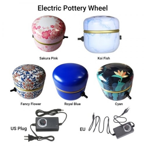 Mini Electric Pottery Wheel Portable Ceramic Machi...