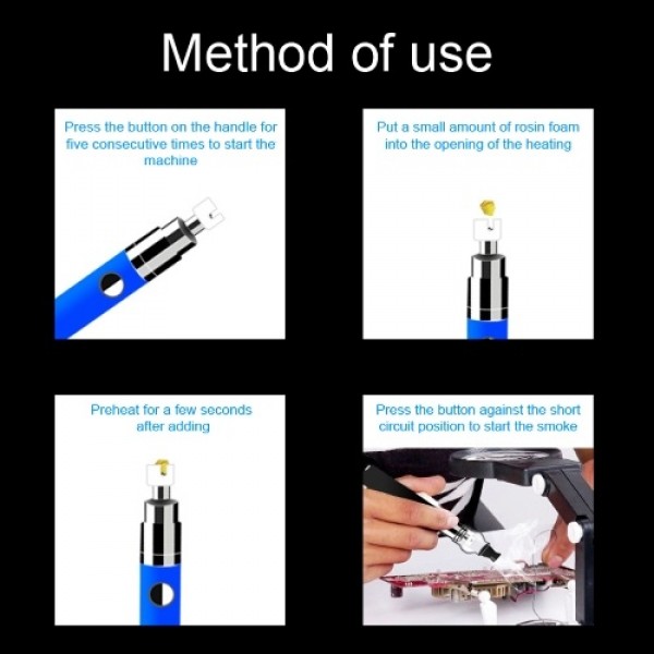 Pen Type Rosin Atomization Machine Short Circuit Detector Electronic Component Motherboard Short Circuit Detection Tool Portable