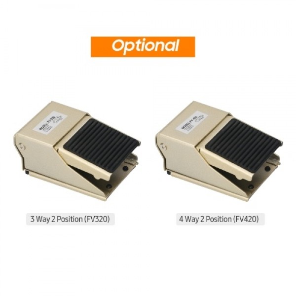 Pneumatic Foot Pedal Valve 1/4-inch Air Inlet &amp; Outlet 1/8-inch Exhaust 4 Way 2 Position Pneumatic Air Flow Control Foot Pre