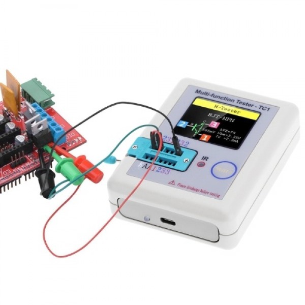 Colorful Display Transistor Tester Multi-functional TFT Backlight Didoe Triode Capacitance Resistor Detector