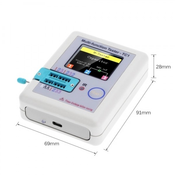 Colorful Display Transistor Tester Multi-functiona...