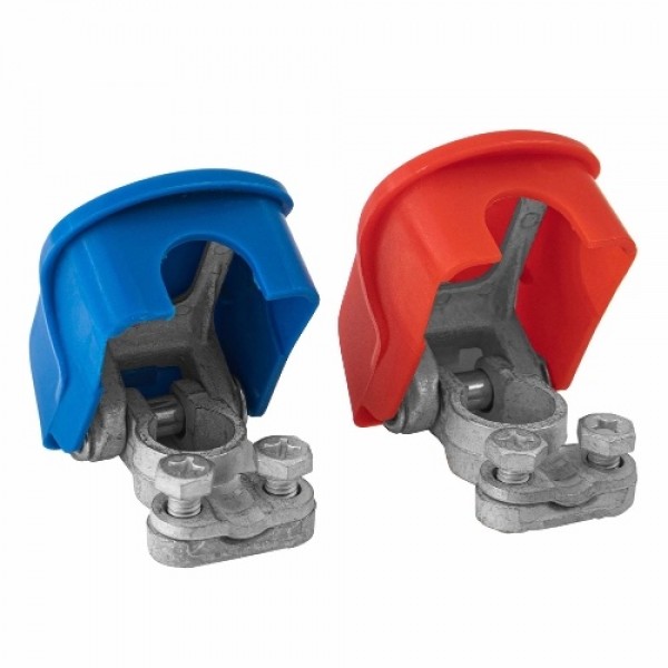 2PCS Battery Nickel-plated Brass Battery Terminal ...
