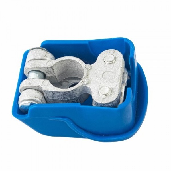 2PCS Battery Nickel-plated Brass Battery Terminal Quick Disassembly Battery Terminal Positive Negative Design