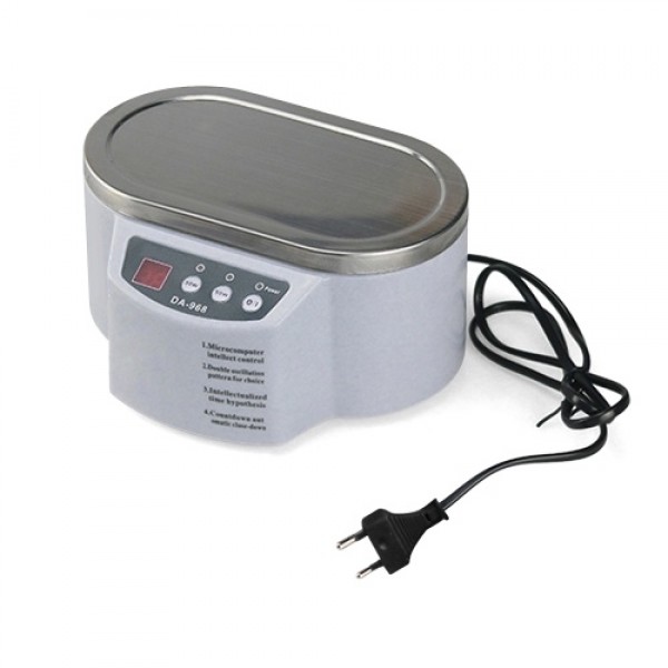 Intelligent Ultrasonic Cleaner Mini Household Ultrasonic Cleaning Machine Double Ultrasonic Vibration Clearing Machine 600ml Tan