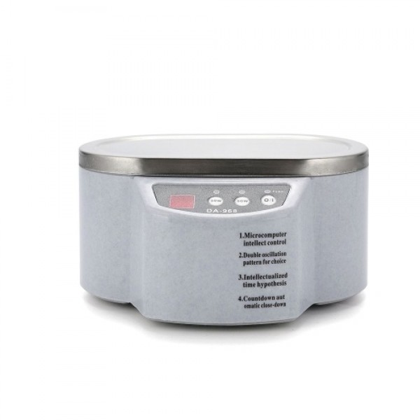 Intelligent Ultrasonic Cleaner Mini Household Ultrasonic Cleaning Machine Double Ultrasonic Vibration Clearing Machine 600ml Tan