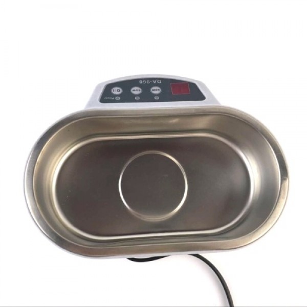 Intelligent Ultrasonic Cleaner Mini Household Ultrasonic Cleaning Machine Double Ultrasonic Vibration Clearing Machine 600ml Tan
