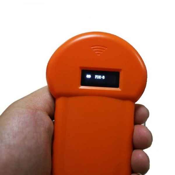 LF 134.2KHz Pocket Reader Handheld Animal Chip Reader Scanner Pet Dog Cat ID Reader