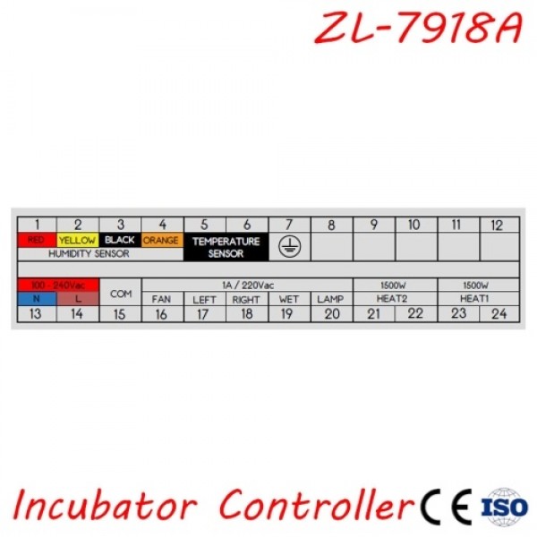 ZL-7918A Multifunctional Automatic Controller Automatic Incubator Temperature Humidity Controller XM-18