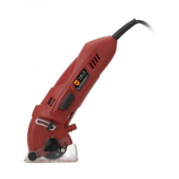 400W Multifunctional Mini Electric Circular Saw Kit Cutting Machine Set DIY Blades Guide Ruler Woodworking Tool
