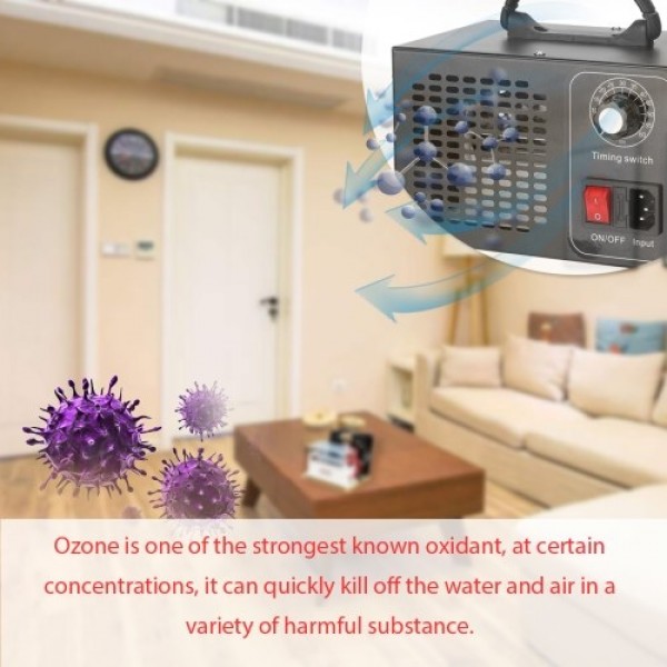 Portable Ozone Machine Generator Air Filter Purifier with Timing Switch Ozonizer Ozonator for Home Car Formaldehyde