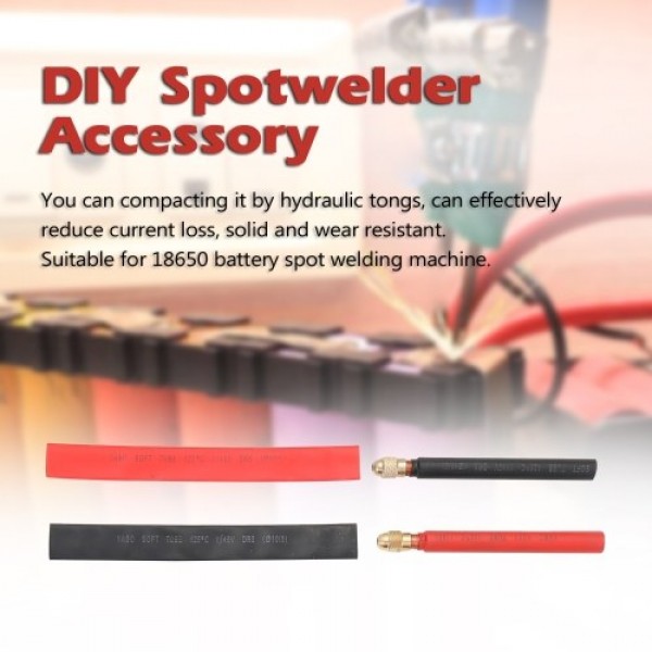 DIY Spotwelder Accessory Pure Copper Handheld Spot Welding Pen without Needle for 18650 Battery