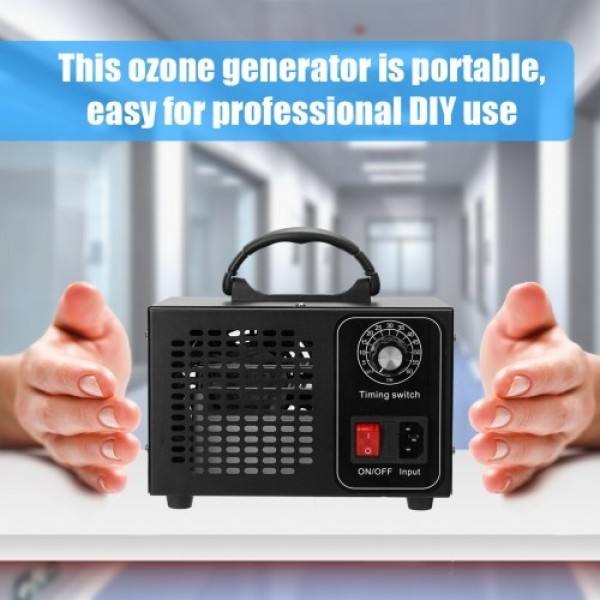 Portable Ozone Machine Generator Air Filter Purifier with Timing Switch Ozonizer Ozonator for Home Car Formaldehyde