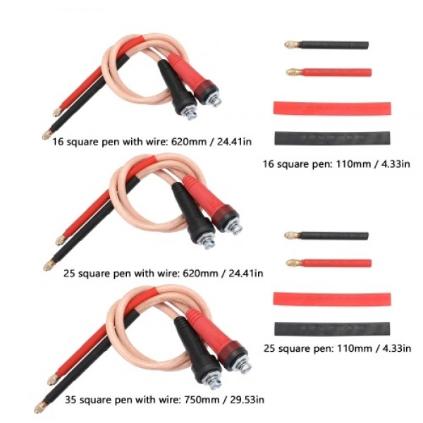 DIY Spotwelder Accessory Pure Copper Handheld Spot Welding Pen without Needle for 18650 Battery