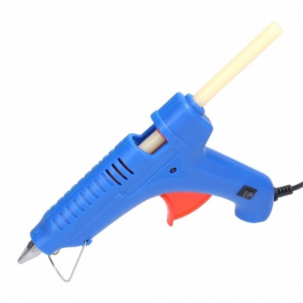 100W Hot Melt Glue Machine Portable Electric Hot Melt Applicator Glue Extrusion Tool with 5pcs Glue Sticks for DIY Art Craft Han