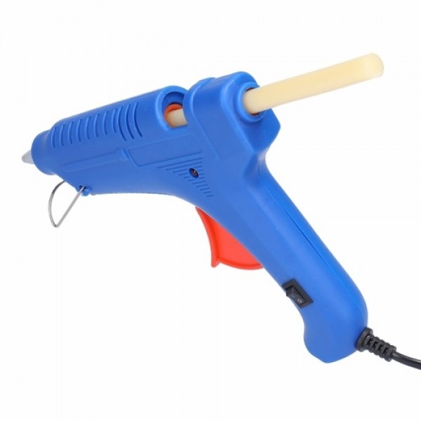 100W Hot Melt Glue Machine Portable Electric Hot Melt Applicator Glue Extrusion Tool with 5pcs Glue Sticks for DIY Art Craft Han