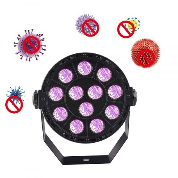 36W UV Light Sanitizer 360º Adjustable Disinfection Lamp Portable Germicidal Sterilizer Mites Lights for Bedroom Bathroom