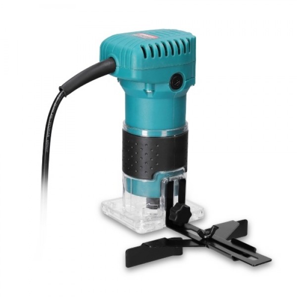 Speed Adjustable Multifunctional Woodworking Electric Trimming Machine Electromechanical Wood Milling Engraving Slotting Machine