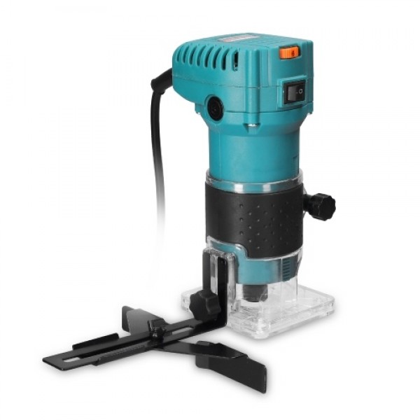 Speed Adjustable Multifunctional Woodworking Electric Trimming Machine Electromechanical Wood Milling Engraving Slotting Machine