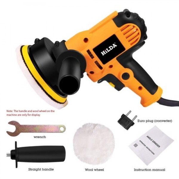 220V 700W Portable Car Polisher Adjustable Speed Car Waxing Polisher