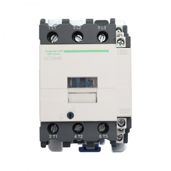 AC Connector Electric 220V 50/60Hz Poles Coil AC Modular Contactor LC1-D High Sensitivity Strong Conductivity