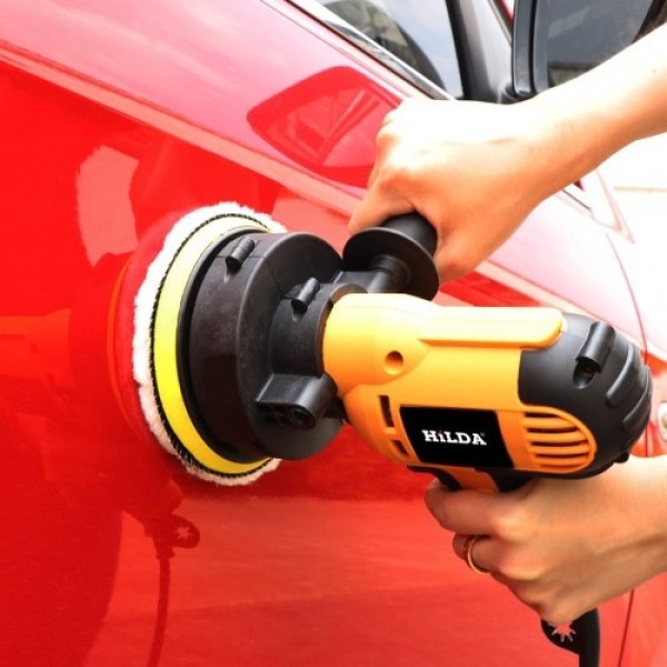 220V 700W Portable Car Polisher Adjustable Speed Car Waxing Polisher
