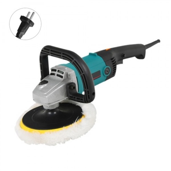 Electric Buffer Polisher 7 Inch for Polishing Sanding Waxing 3600RPM D-Type Handles for Car Polishing and Home Appliance EU
