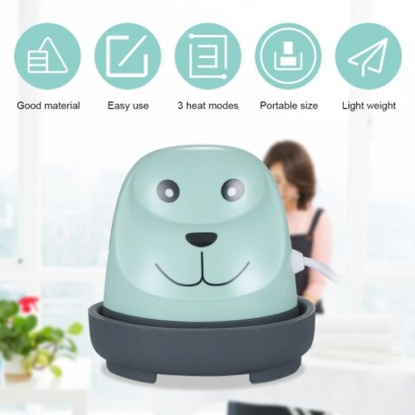 Mini Easy Heat Press Portable Cute Puppy Heat Press Machine for T-shirt Shoes Bags Hats Iron Pressing Machine for Heating Transf