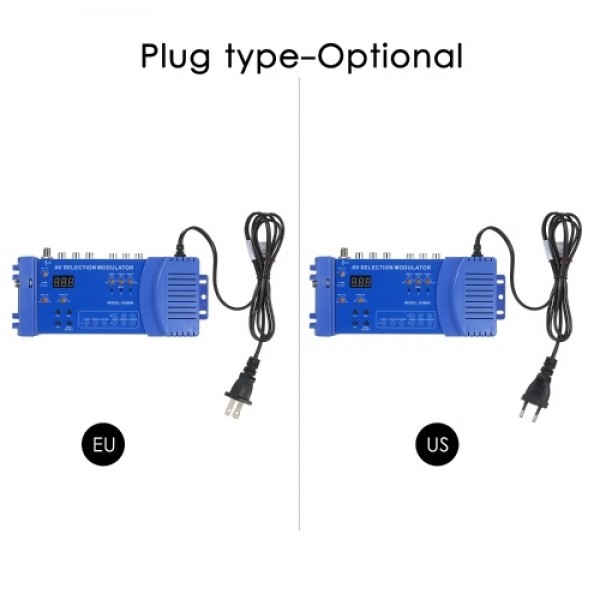 AMS90 Modulator AV Optional Modulator VHF UHF PAL/NTSC Standard RCA Converter Portable 100-240V Domestic Modulator RF Converter 