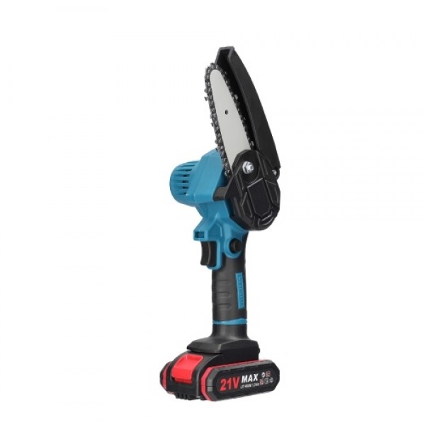 21V 4inch Portable Electric Pruning Saws Small Wood Splitting Chainsaw Brush Motor One-handed Woodworking Tool for Garden Orchar