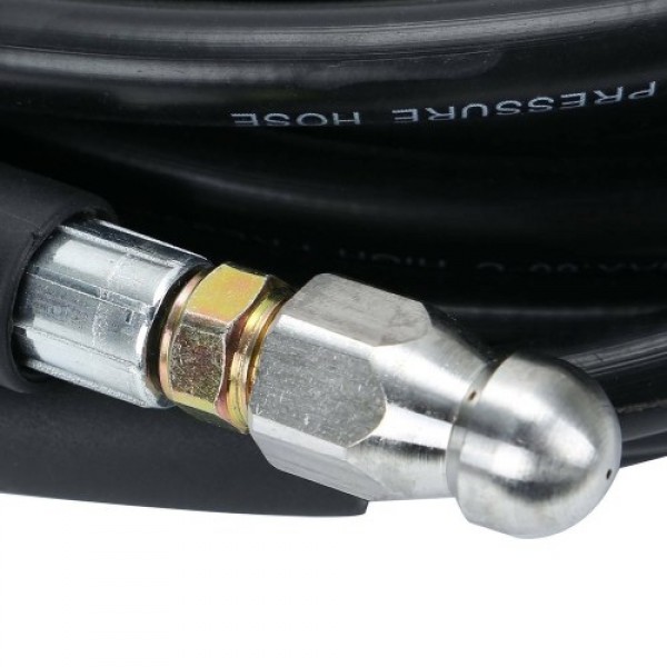 Drain Washer Hose Sewer Tube Cleaning Kit Flexible Tube Unblocker 15M