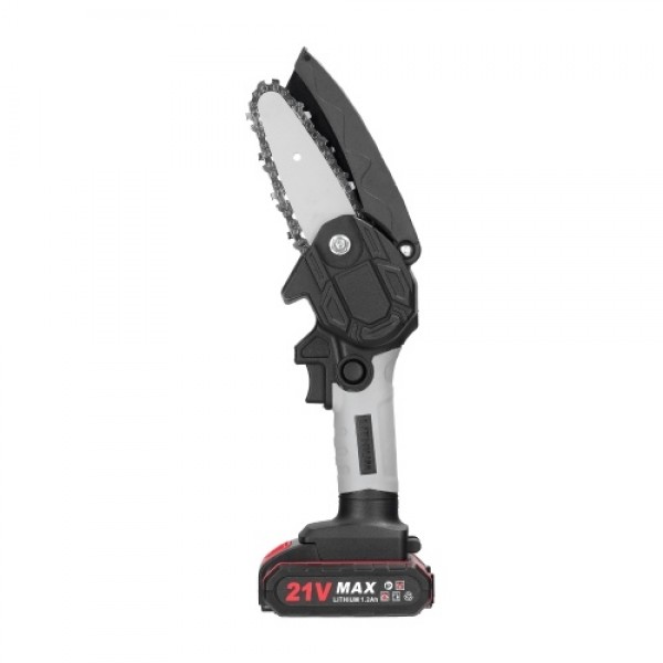 21V 4inch Portable Electric Pruning Saws Small Wood Splitting Chainsaw Brush Motor One-handed Woodworking Tool for Garden Orchar