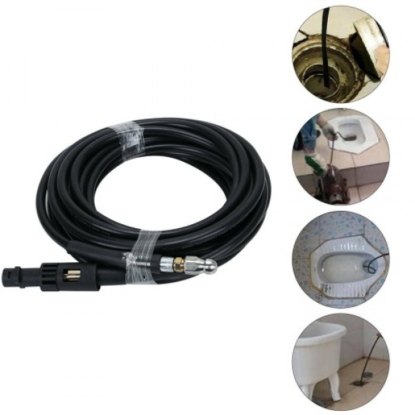 Drain Washer Hose Sewer Tube Cleaning Kit Flexible...