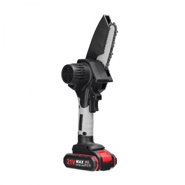 21V 4inch Portable Electric Pruning Saws Small Wood Splitting Chainsaw Brush Motor One-handed Woodworking Tool for Garden Orchar