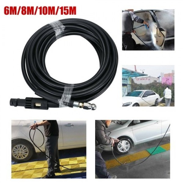 Drain Washer Hose Sewer Tube Cleaning Kit Flexible Tube Unblocker 15M