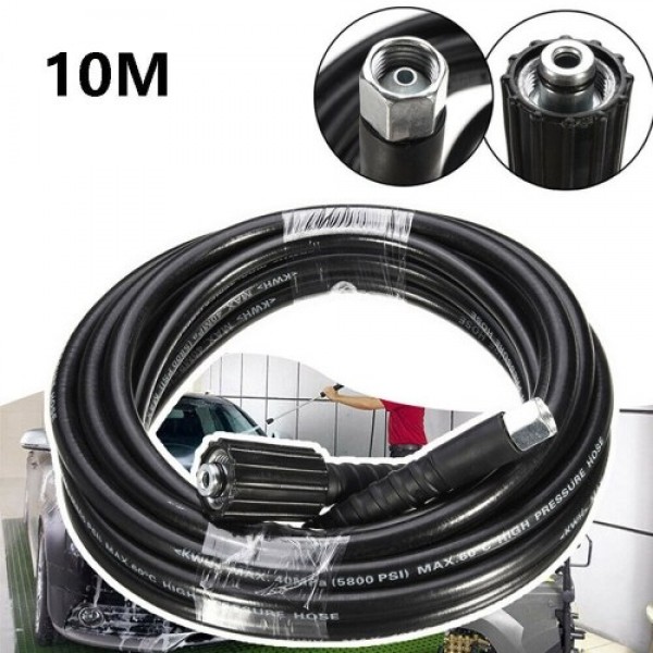 5800PSI High Pressure M14 X M22 Jet Washer Hose Tube Compatible with Karcher K2 K3 15M