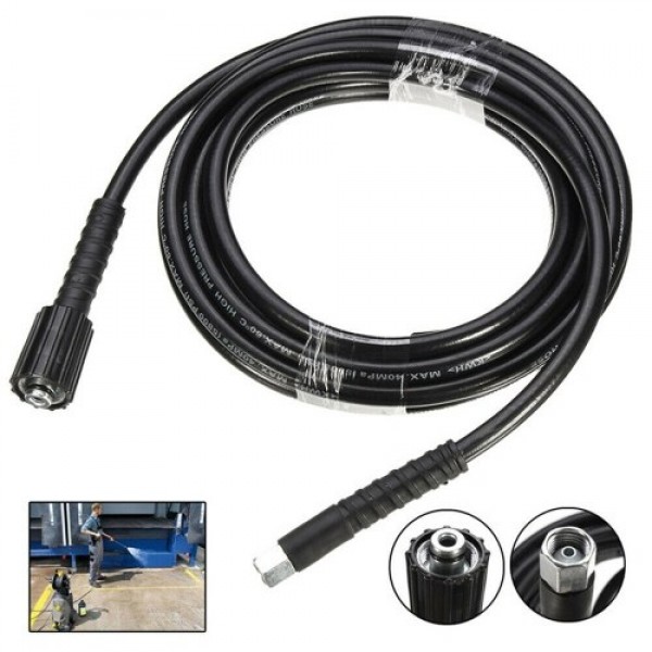 5800PSI High Pressure M14 X M22 Jet Washer Hose Tube Compatible with Karcher K2 K3 15M