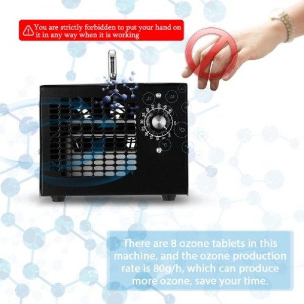 80g/h Ozone Sterilizer Ozone Steriliztion Machine Home Household Outdoor Multifunction Tools New House Wardrobe Odor Disinfectio